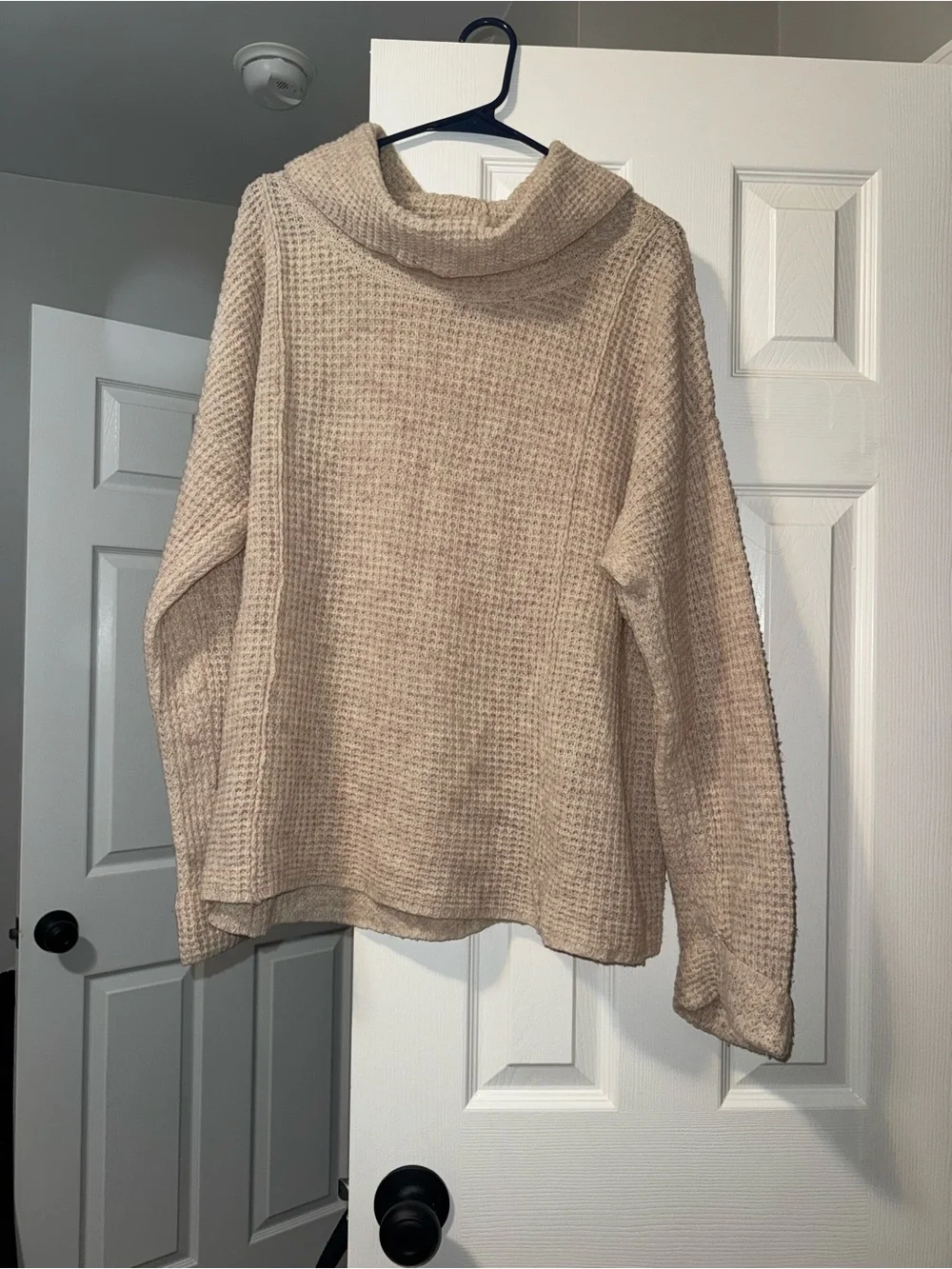 Free People Sidewinder Waffle Knit Sweater